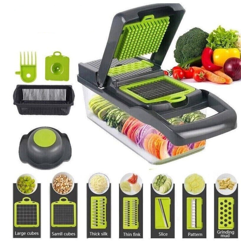 15-In-1 Vegetable Chopper & Slicer