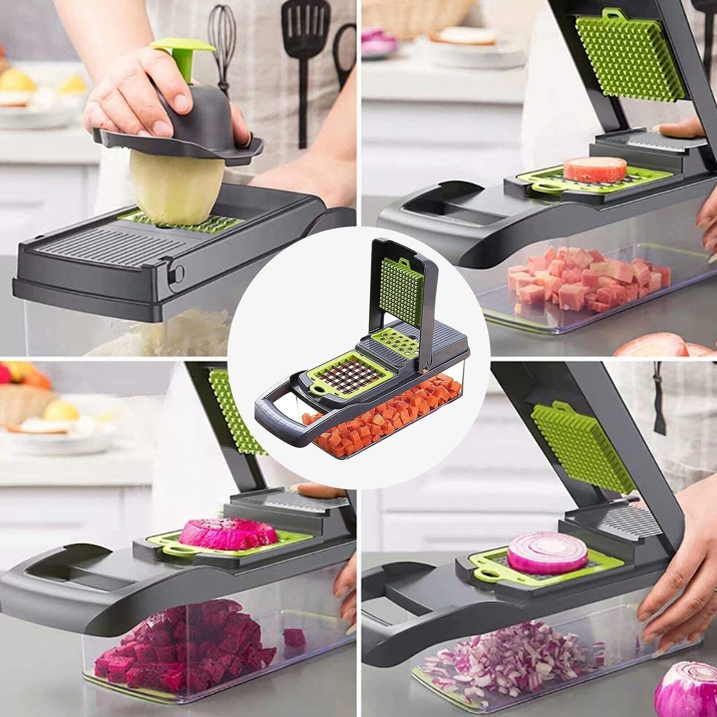 15-In-1 Vegetable Chopper & Slicer